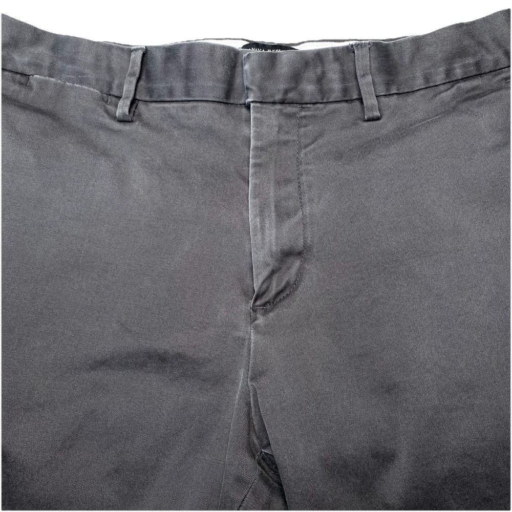 Banana Republic Aiden Slim Fit Chinos 33x30 (32x29) Rapid Movement Gray Preppy